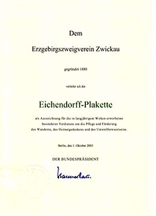 eichendorff plakette